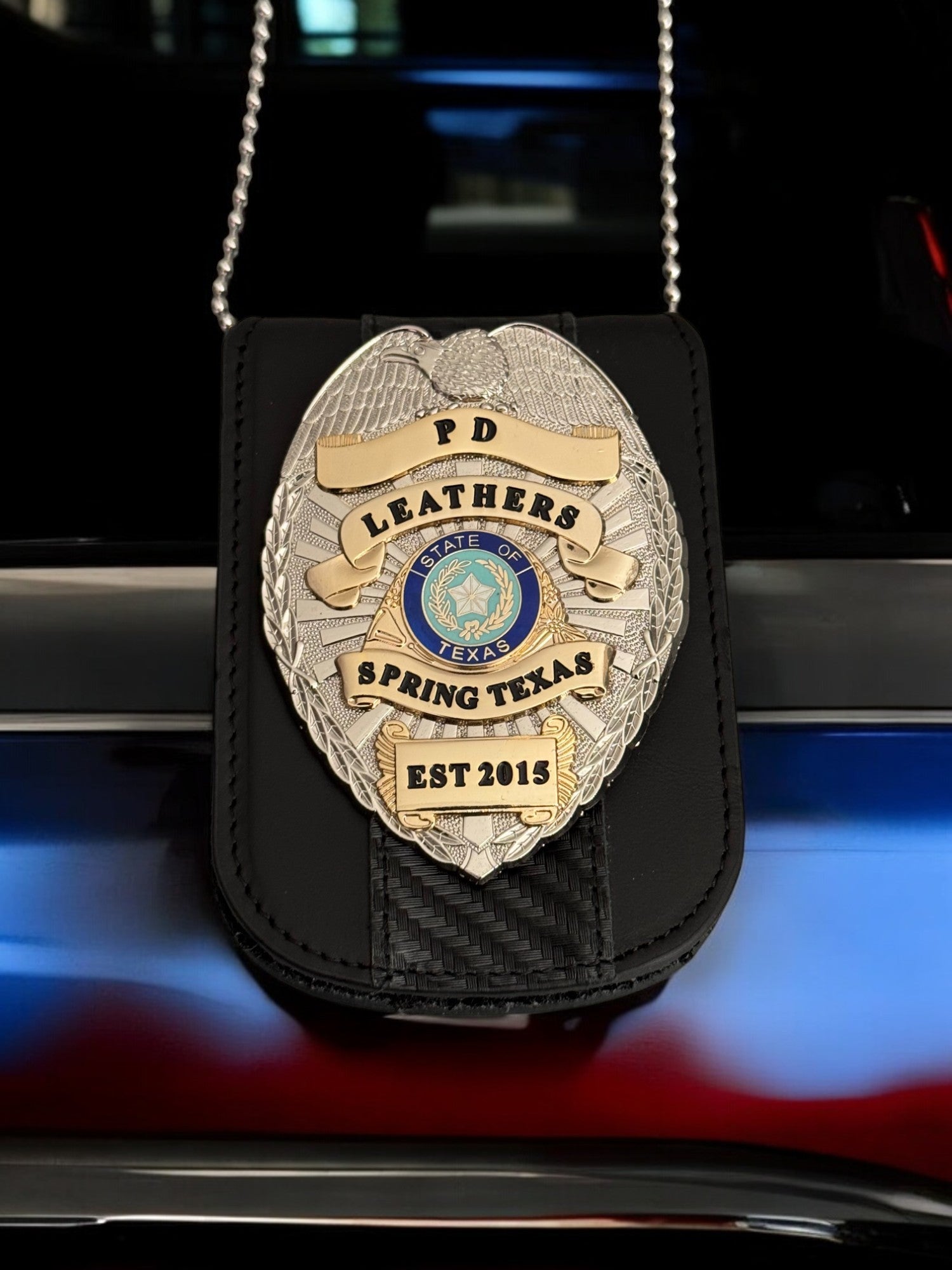 Police Neck Style Full Grain Leather Badge Holders – PD Leathers